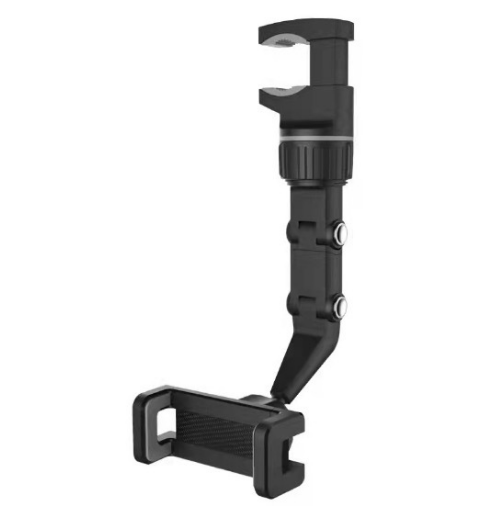 360-degree Rotation Universal Clip Multifunction Rearview Mirror Mount