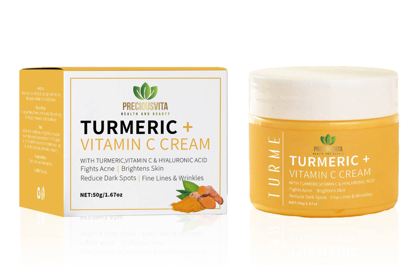 turmeric vitamin C anti ageing Day And Night Cream